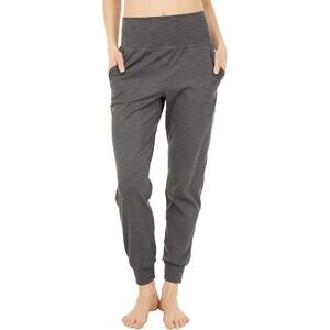 Beyond Yoga Heather Rib Midi Jogger Pants Gray XL